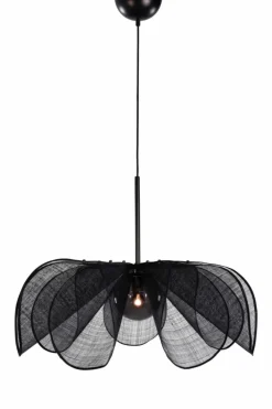Sklep Kaja Designerska, czarna lampa wisząca - kwiat 108662 STYRKA | Kaja Discount
