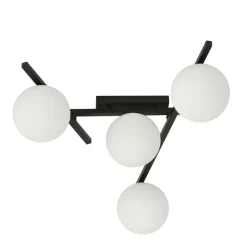 Sklep Kaja Designerska, czarna lampa sufitowa z kulami 1103/4 SMART | Kaja Hot
