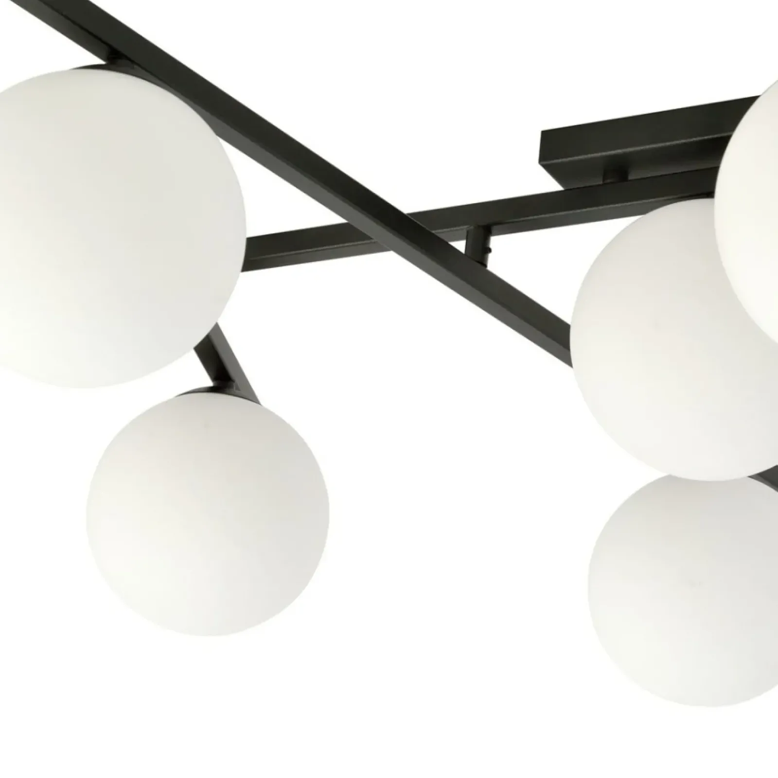 Sklep Kaja Designerska, czarna lampa sufitowa z kulami 1103/4 SMART | Kaja Hot