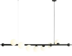 Sklep Kaja Designerska, czarna lampa wisząca nad stół w jadalni 1115T1 WAVE Zadzwońporabattel.783200183(8-16)/mailsklep@kaja.com.pl Hot