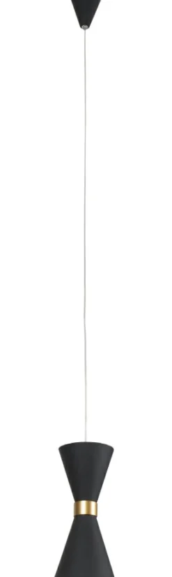 Sklep Kaja Designerska, czarno-złota lampa wisząca MX P0330 CORNET | Kaja Best