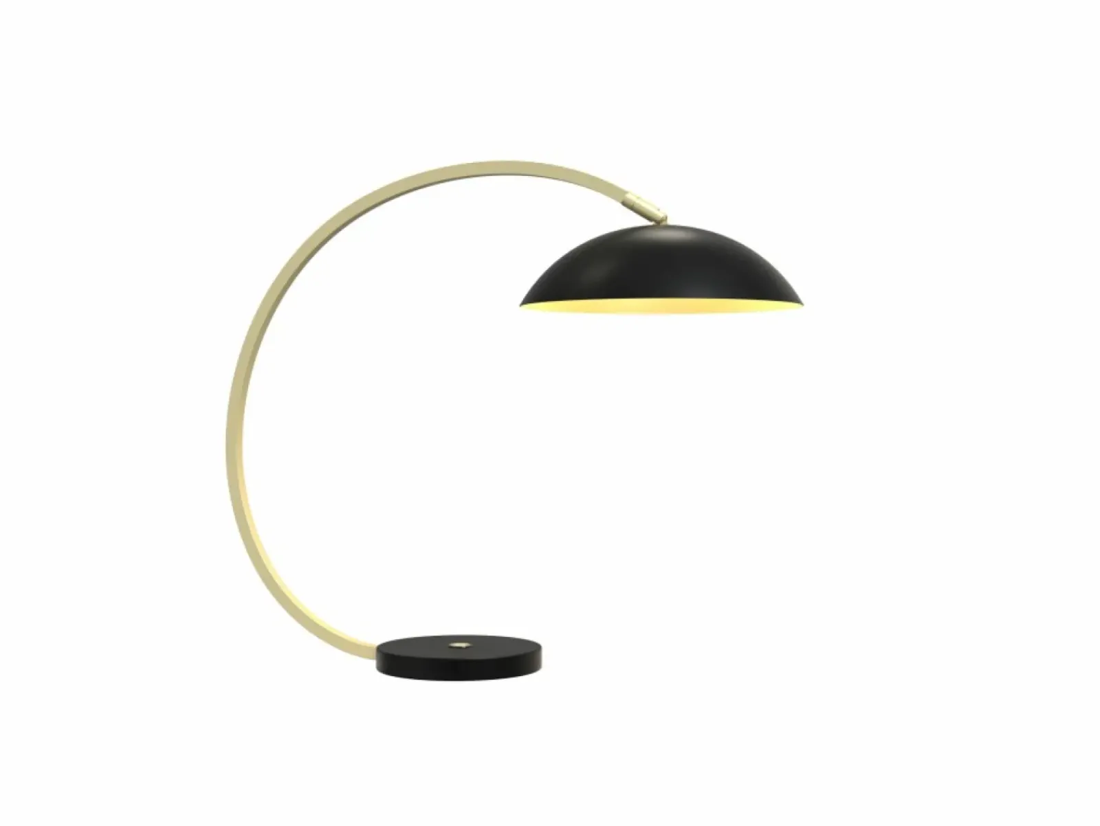 Sklep Kaja Designerska, czarno-złota lampka do biura WF 8001-104 ROSSKOFF | Kaja* Nowoczesne Lampki Stołowe|Lampy Led