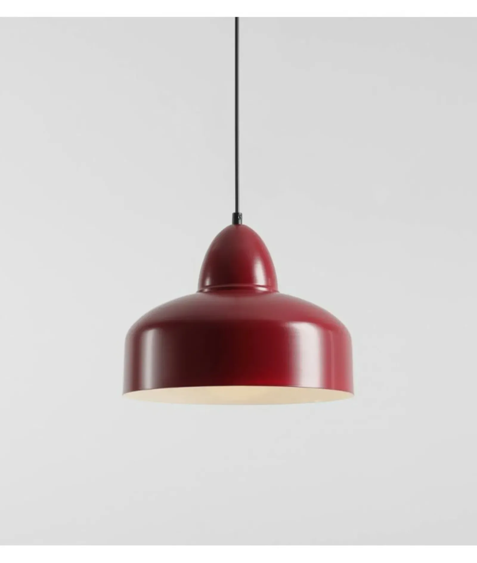 Sklep Kaja Designerska, czerwona, prosta lampa wisząca 946G15 z serii COMO | Kaja Zadzwońporabattel.783200183(8-16)/mailsklep@kaja.com.pl Online