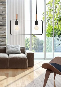 Sklep Kaja Designerska, dekoracyjna lampa wisząca 32-73518 z serii FRAME | Kaja czarny Sale