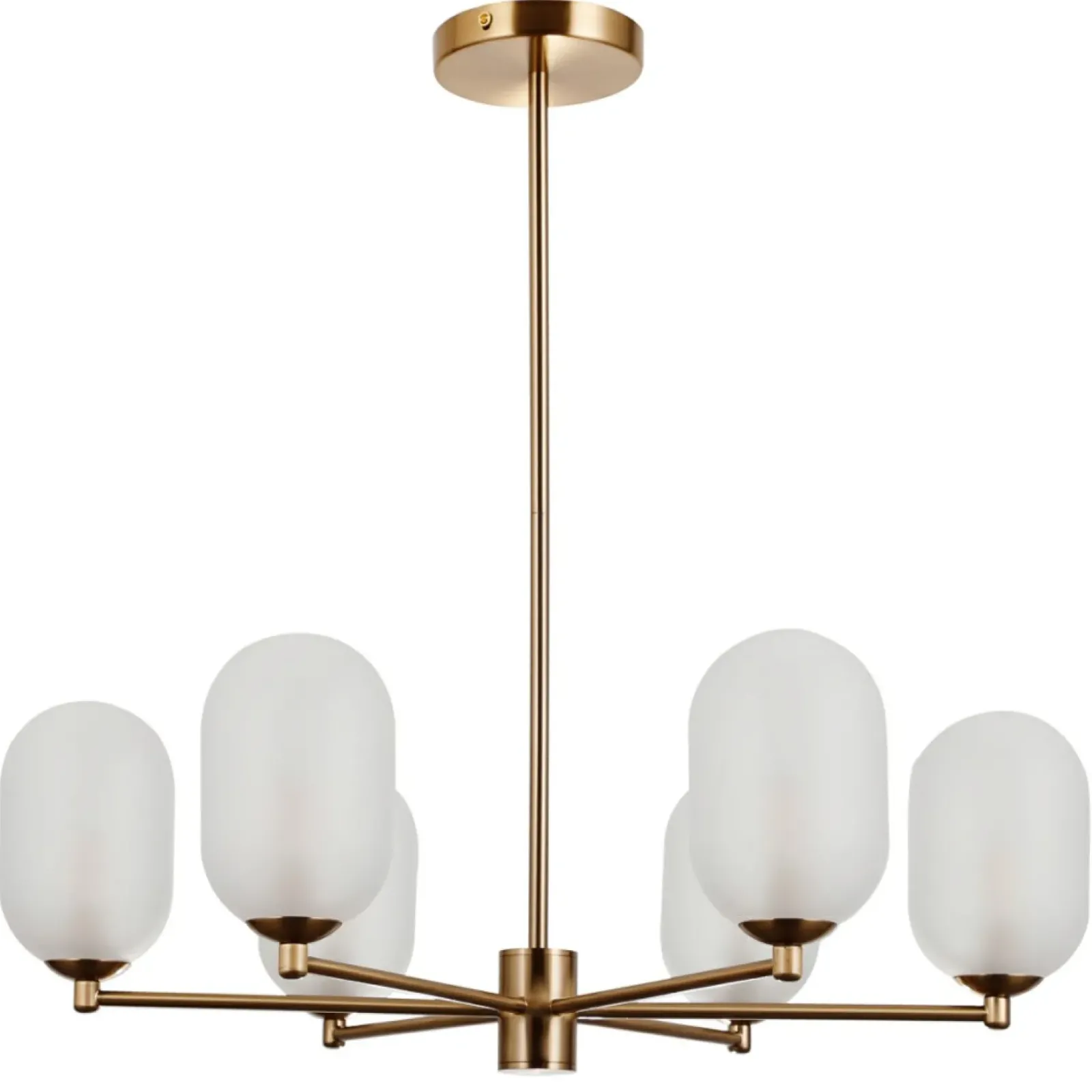 Sklep Kaja Designerska, elegancka lampa wisząca PND-4215-6A-HBR-SAT PERANO Discount