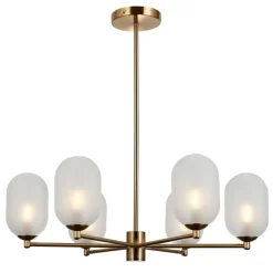 Sklep Kaja Designerska, elegancka lampa wisząca PND-4215-6A-HBR-SAT PERANO Discount