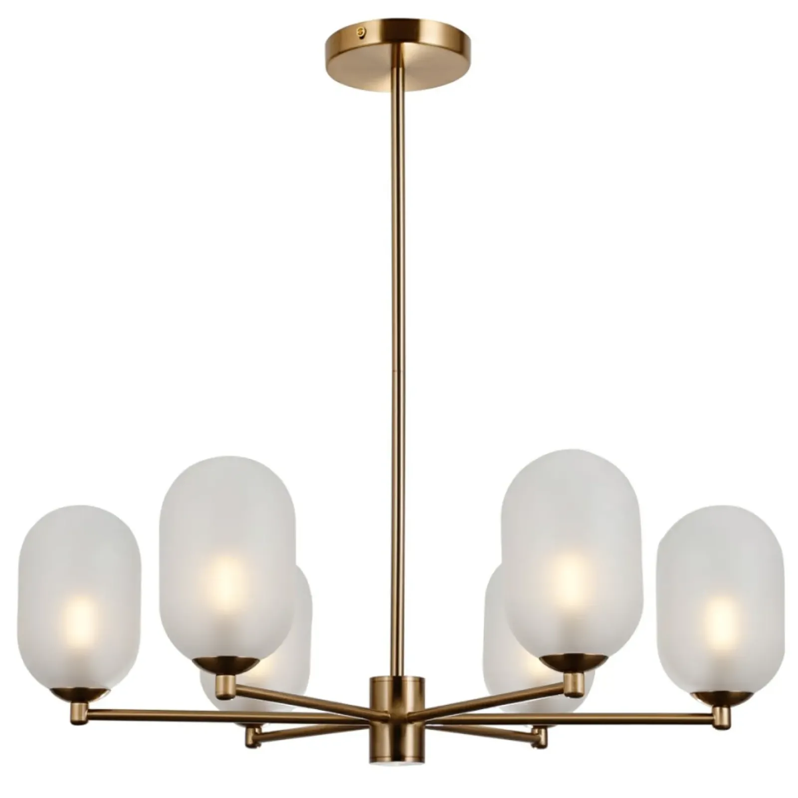 Sklep Kaja Designerska, elegancka lampa wisząca PND-4215-6A-HBR-SAT PERANO Discount