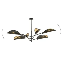 Sklep Kaja Designerska lampa sufitowa do salonu 1158/6 VENE | Kaja Oświetlenie Outlet