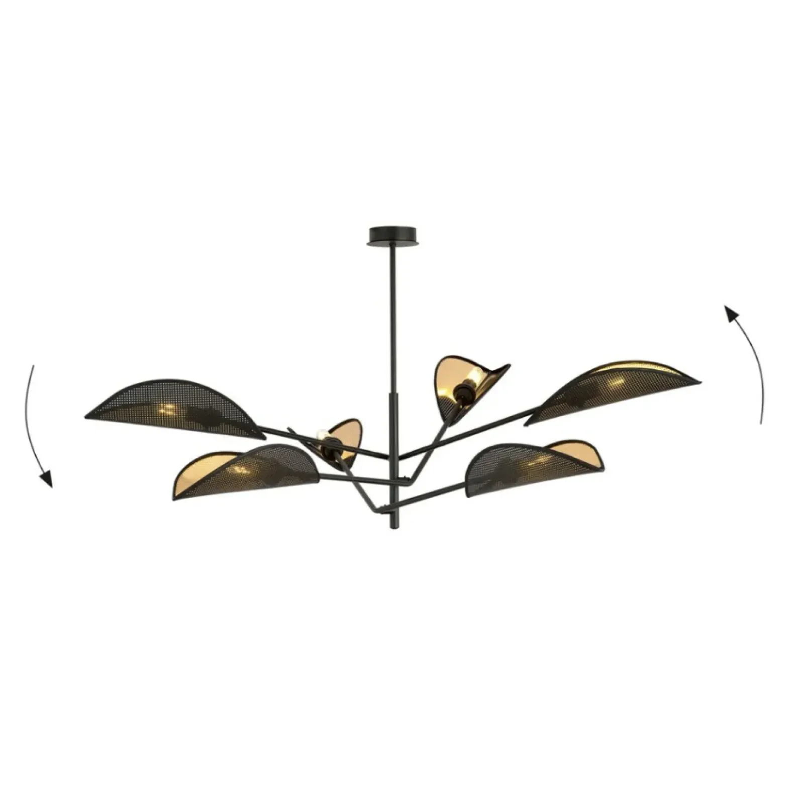 Sklep Kaja Designerska lampa sufitowa do salonu 1158/6 VENE | Kaja Oświetlenie Outlet