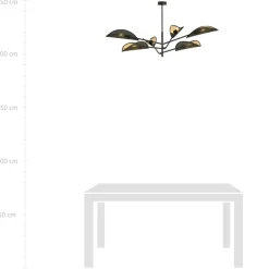 Sklep Kaja Designerska lampa sufitowa do salonu 1158/6 VENE | Kaja Oświetlenie Outlet