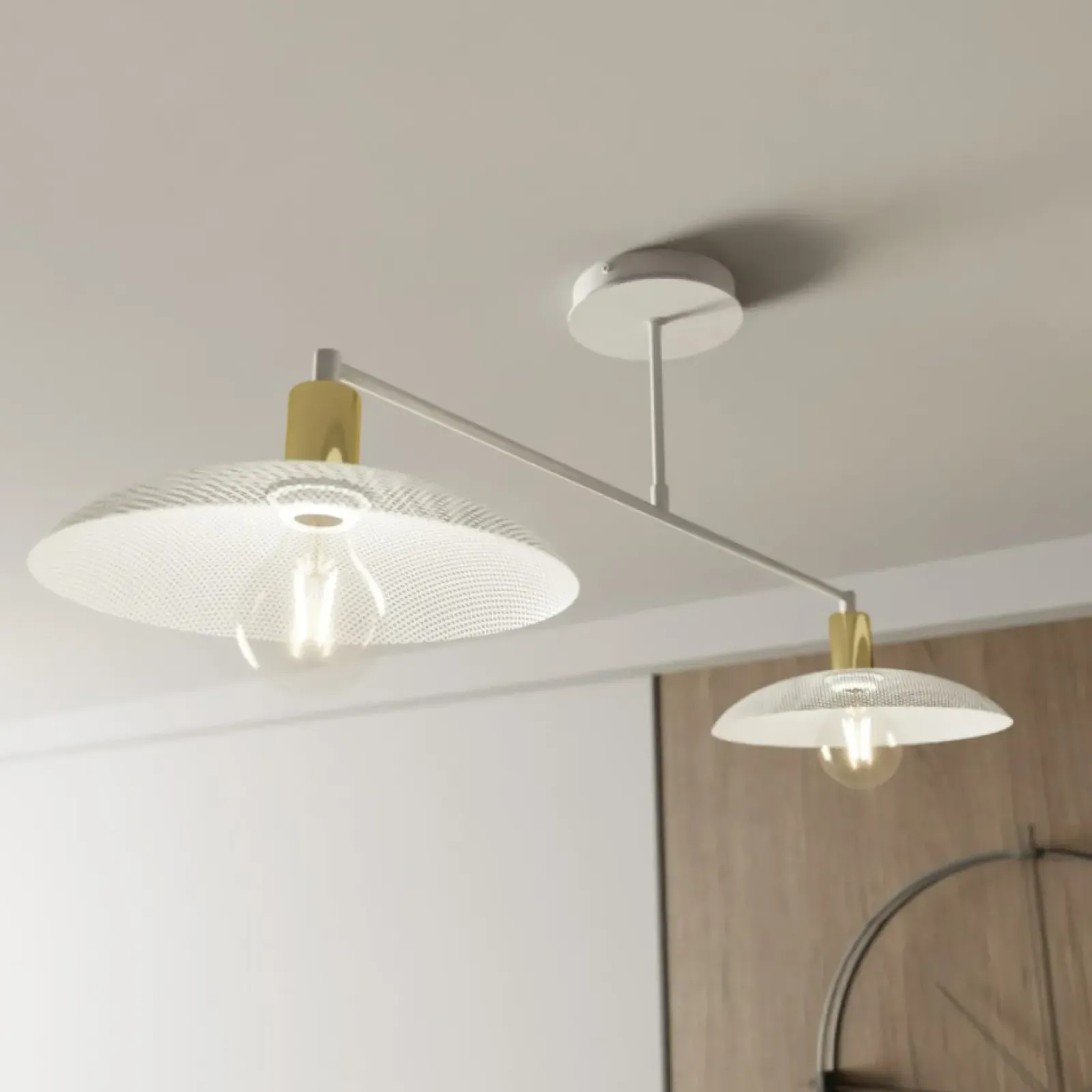 Sklep Kaja Designerska lampa sufitowa do stylowej kuchni 1321/2 SPIRIT | Kaja biały Sale