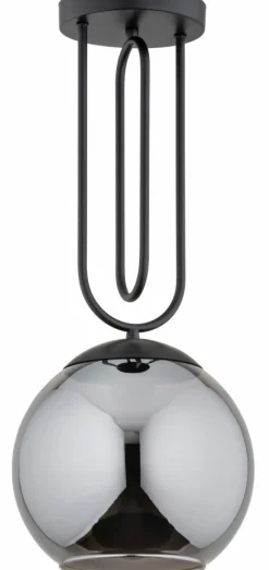 Sklep Kaja Designerska lampa sufitowa z ciemnym kloszem AL 61193 RITA | Kaja Hot