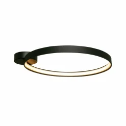 Sklep Kaja Designerska lampa sufitowa, czarny, ledowy okrąg LA0770 z serii CIRCLE Sale