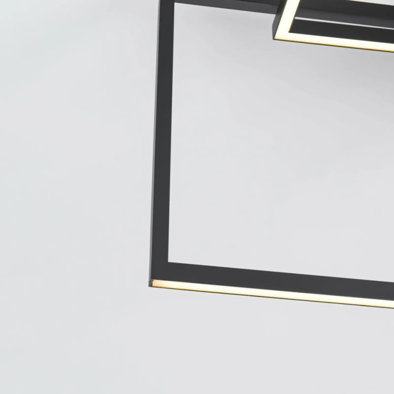 Sklep Kaja Designerska lampa sufitowa LED 4000K LP-980/3D4 BK z serii FRAME 3D Fashion