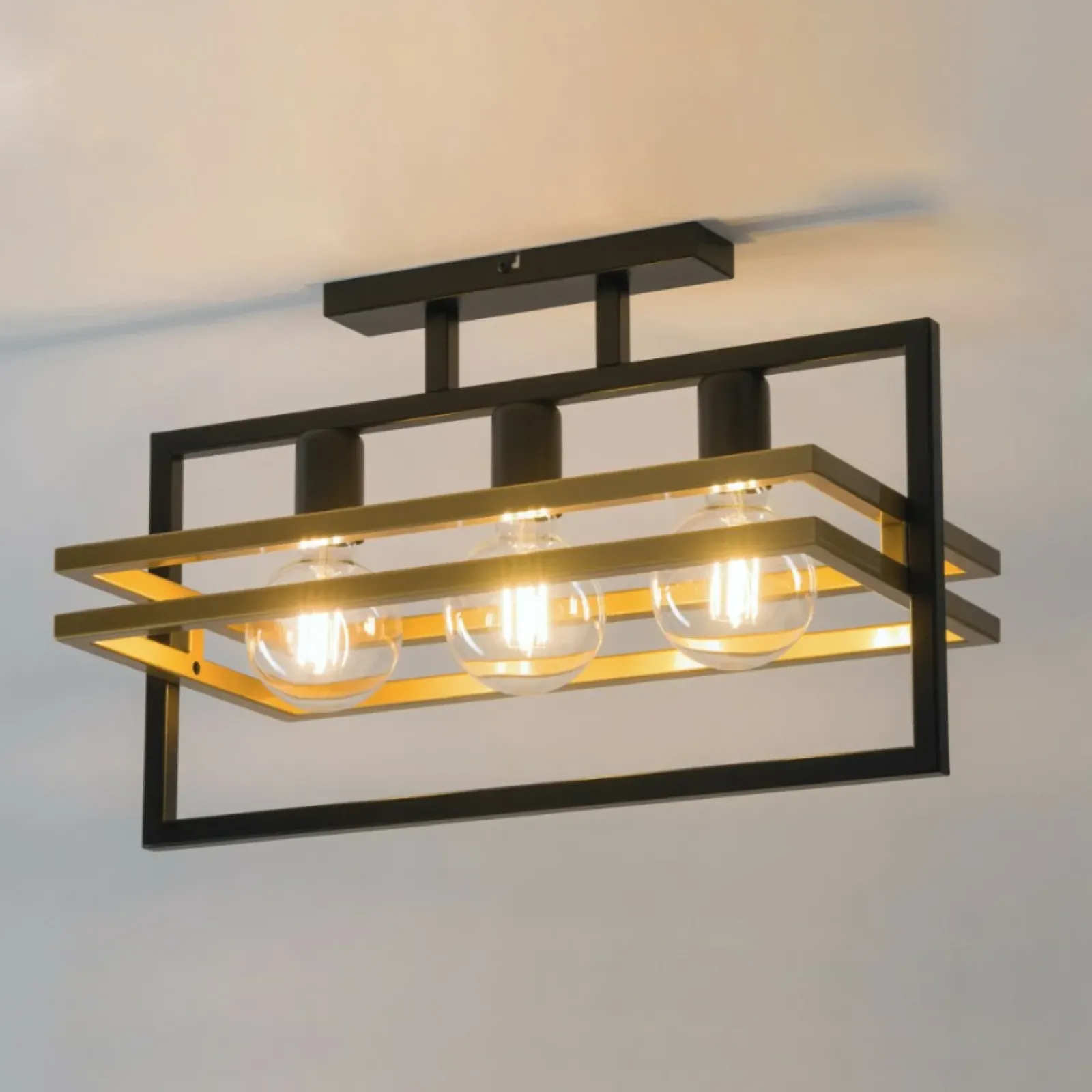 Sklep Kaja Designerska lampa sufitowa do sypialni SIG 32404 z serii MERCI CZ/ZŁ Fashion