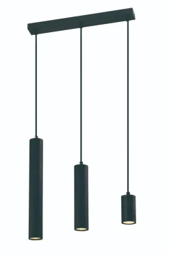 Sklep Kaja Designerska lampa wisząca z tubami 33-79107 TUBO | Kaja Oświetlenie czarny Clearance