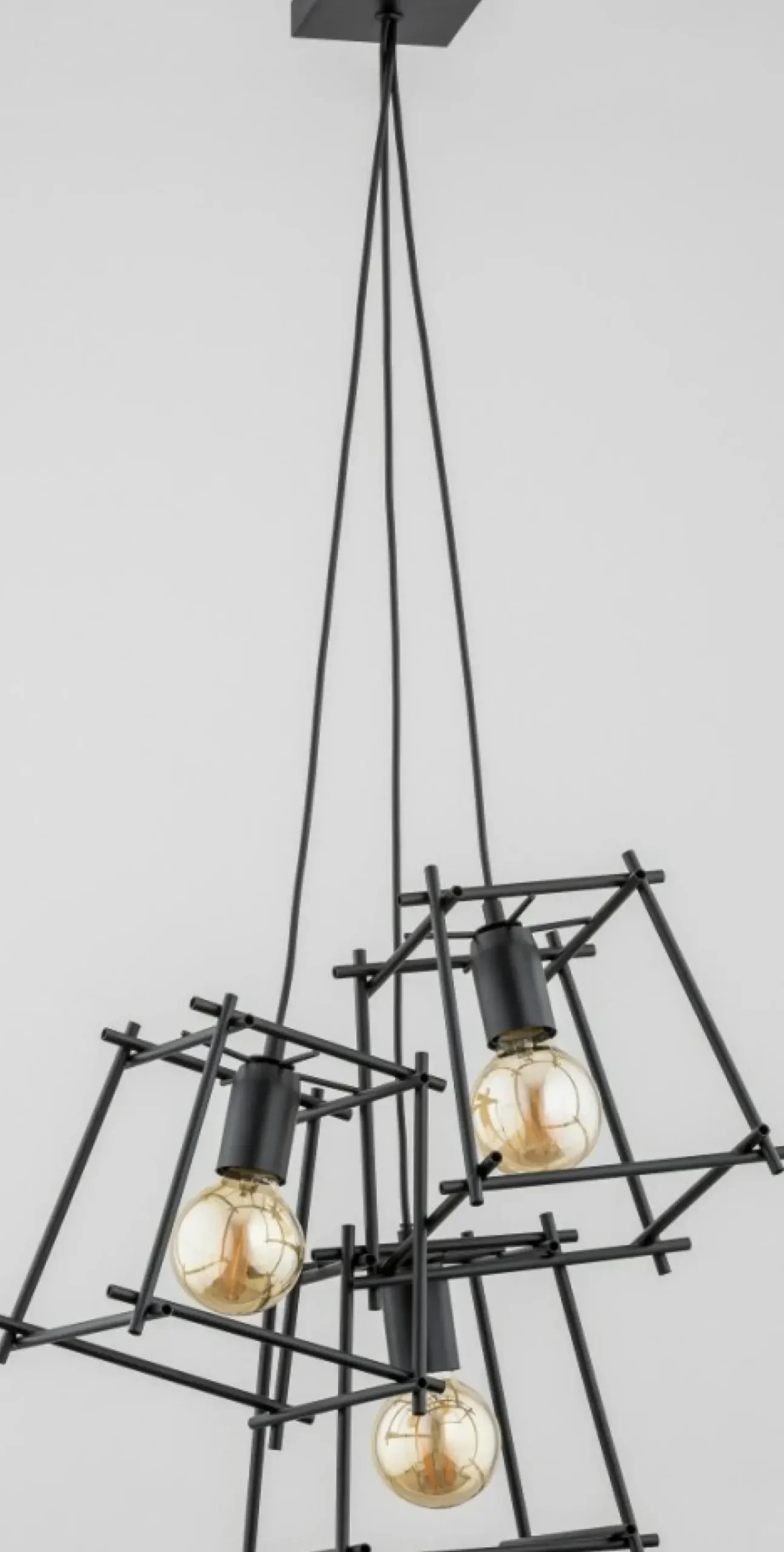 Sklep Kaja Designerska lampa wisząca z 3 drucianymi kloszami AL 62038 | Kaja Best Sale