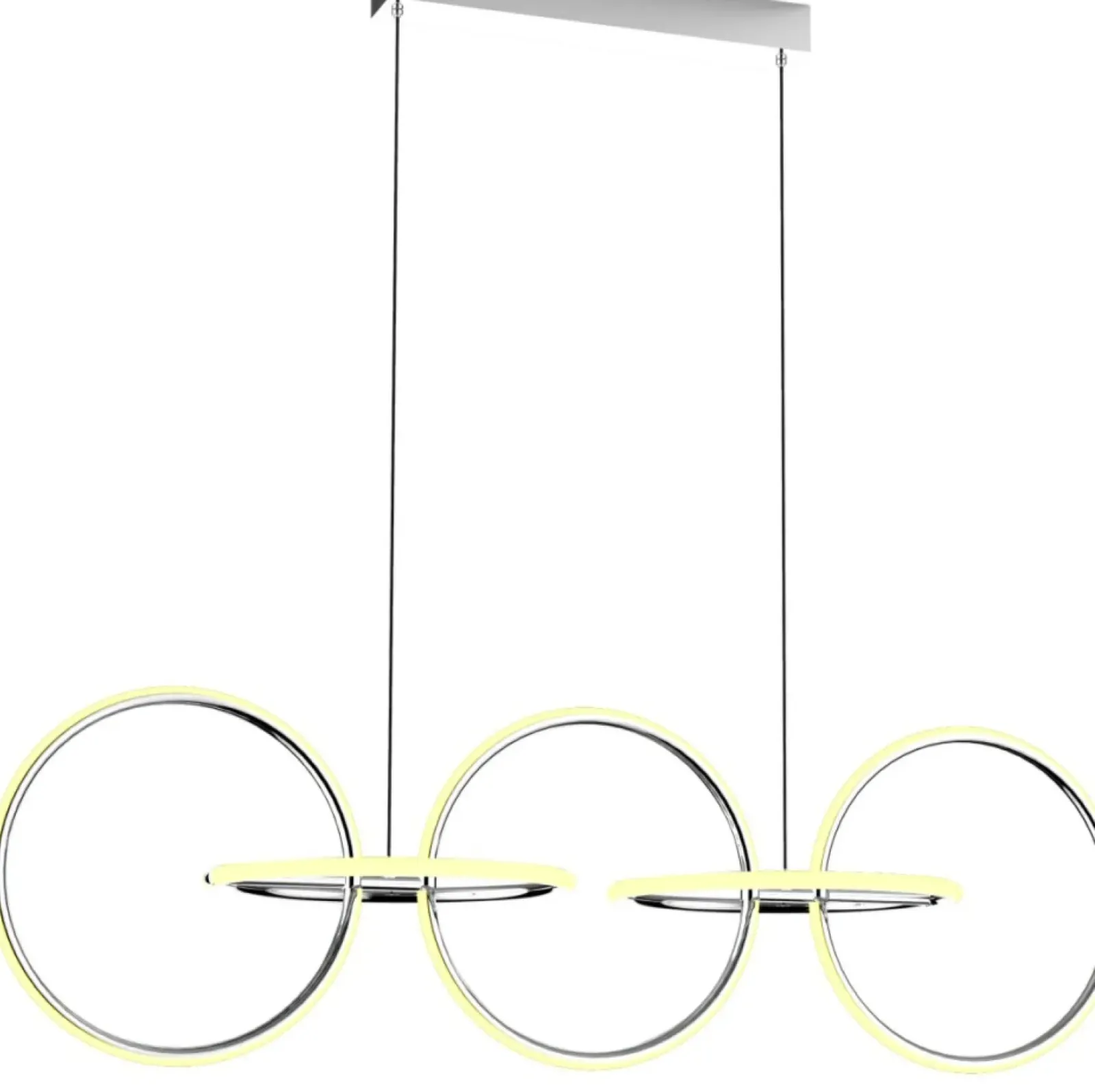 Sklep Kaja Designerska lampa wisząca LED nad stół A0022-350 KOS | Kaja chrom Shop