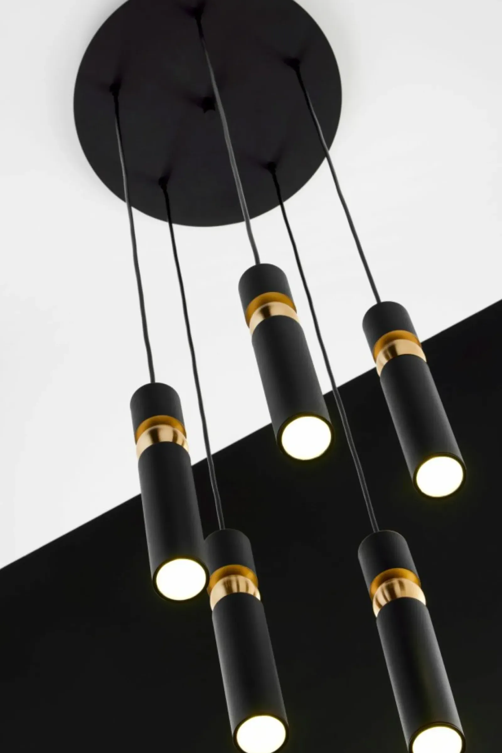 Sklep Kaja Designerska lampa wisząca na schody JUP 2014 AL5 CZ/CZ ALAS | Kaja New