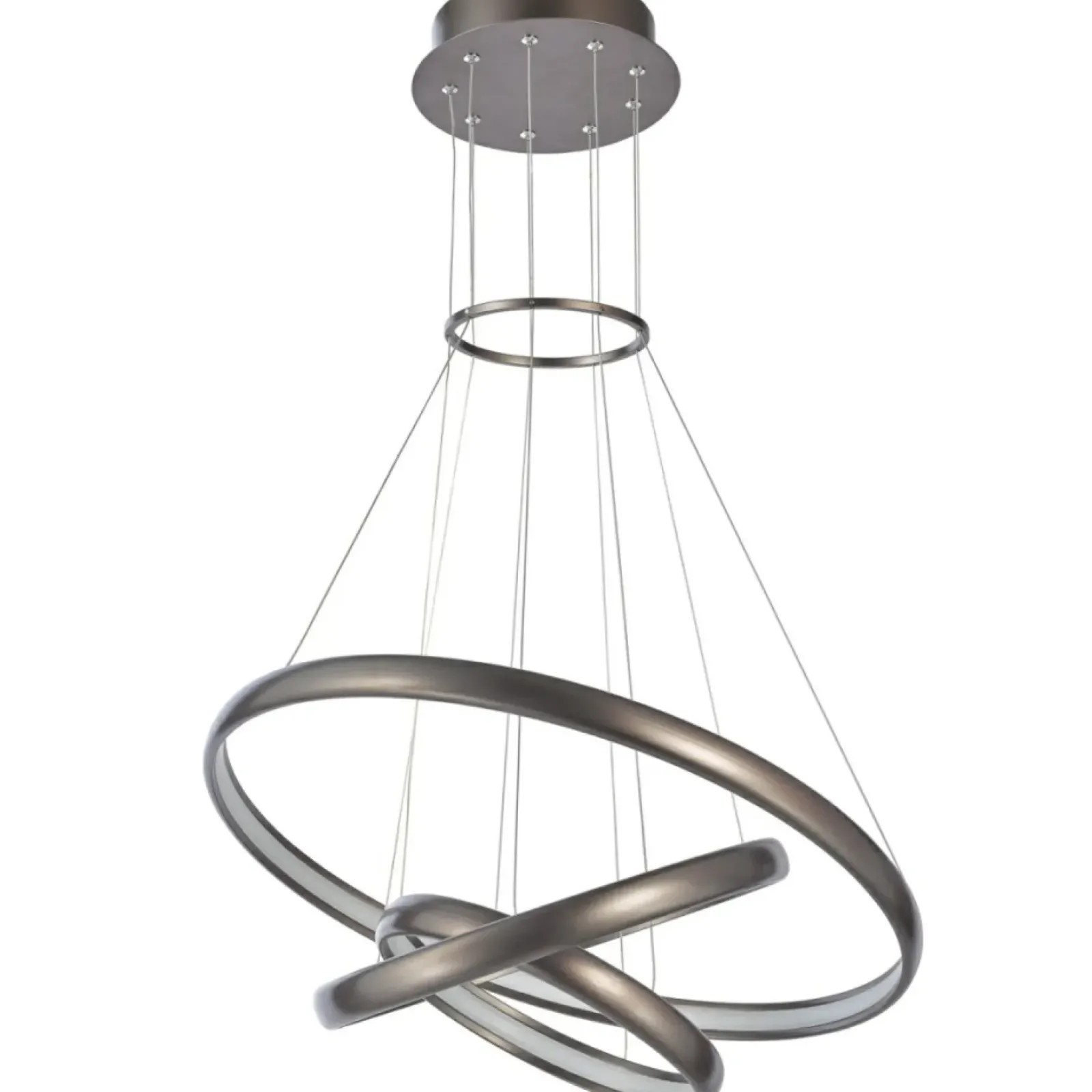 Sklep Kaja Designerska lampa wisząca MD17025-3A COFFE+WH AXEL | Kaja Oświetlenie kawowy Sale