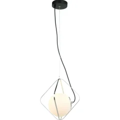 Sklep Kaja Designerska lampa wisząca PEN-5696-1-BKCR CANTO | Kaja Oświetlenie Hot