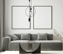Sklep Kaja Designerska lampa wisząca do sypialni PND-428892-BK z serii TROSTI Clearance
