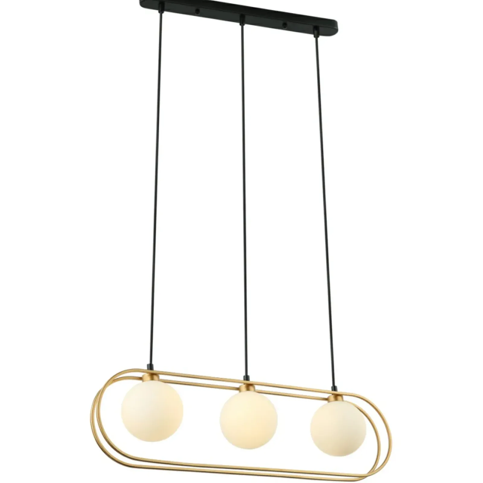 Sklep Kaja Designerska lampa wisząca PND-53423-3-GD GROSETTA | Kaja Oświetlenie Online