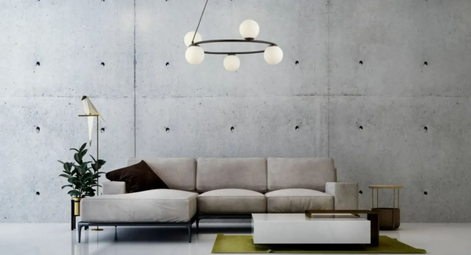 Sklep Kaja Designerska lampa wisząca z kulami, do salonu SIG 33383 GAMA KOŁO Hot