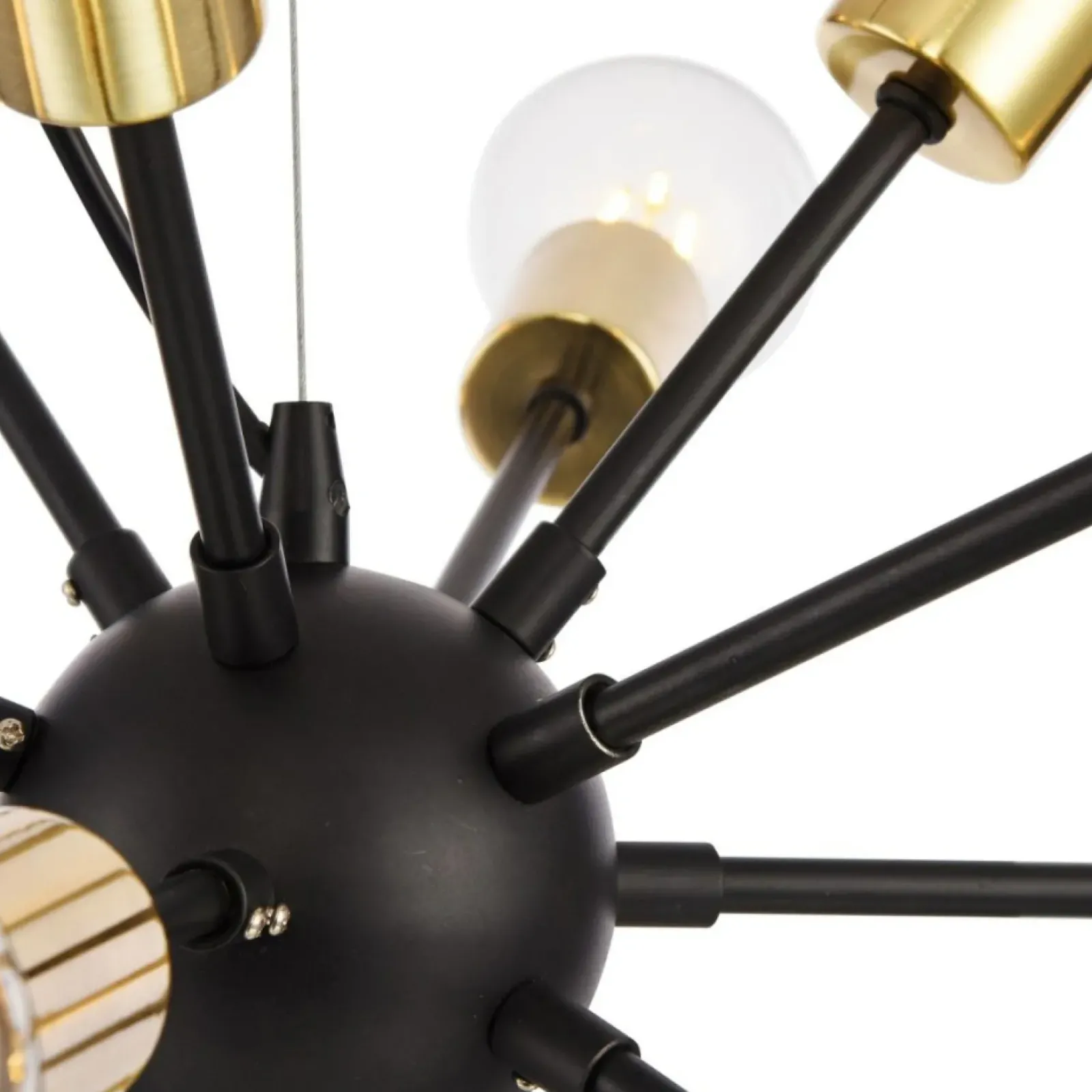 Sklep Kaja Designerska lampa wisząca do salonu T546PL-12B JACKSON | Kaja czarny Clearance