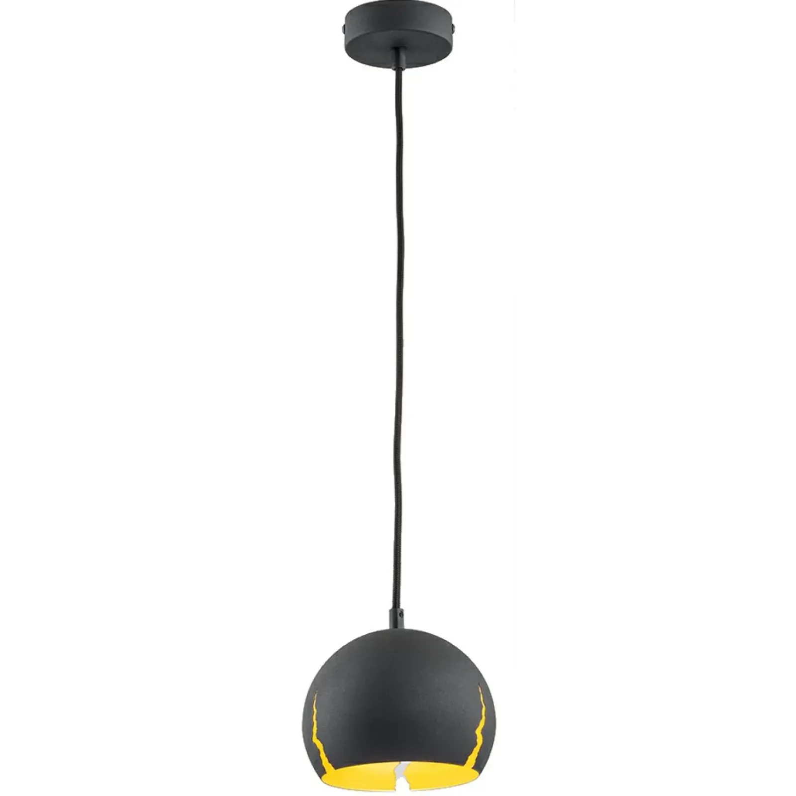 Sklep Kaja Designerska lampa wisząca z pękniętym kloszem TK 2489 z serii SHOT Discount