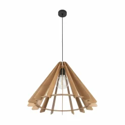 Sklep Kaja Designerska lampa wisząca w stylu eco TK 6611 ERIS WOOD | Kaja Best Sale
