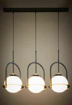 Sklep Kaja Designerska lampa z białymi kloszami, nad stół JUP 1916 ROSSO | Kaja Best Sale