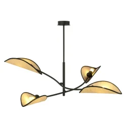 Sklep Kaja Designerska lampa z rattanowymi abażurami 1108/4 LOTUS | Kaja Clearance