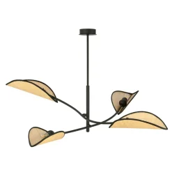 Sklep Kaja Designerska lampa z rattanowymi abażurami 1108/4 LOTUS | Kaja Clearance