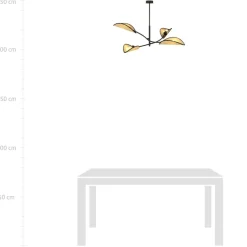 Sklep Kaja Designerska lampa z rattanowymi abażurami 1108/4 LOTUS | Kaja Clearance