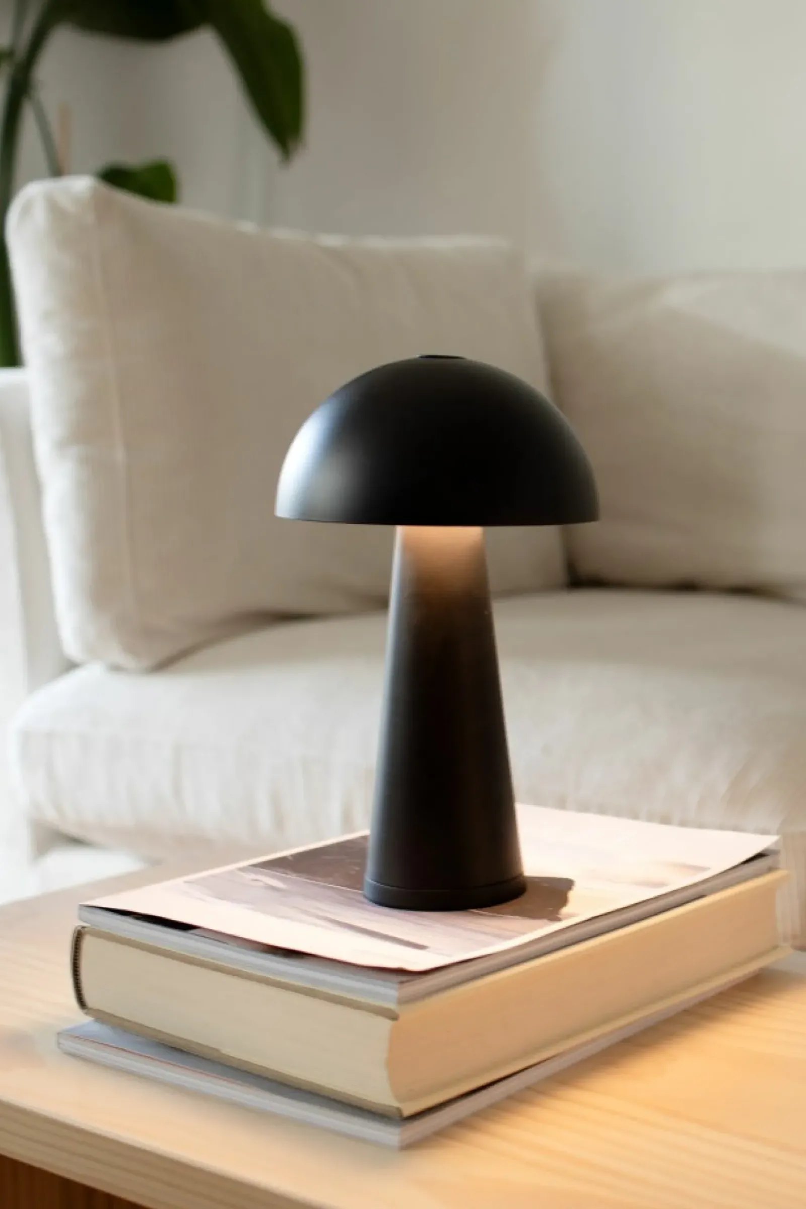 Sklep Kaja Designerska lampka stołowa LED - ładowana 108655 FUNGI | Kaja* Lampki Biurkowe|Nowoczesne Lampki Stołowe