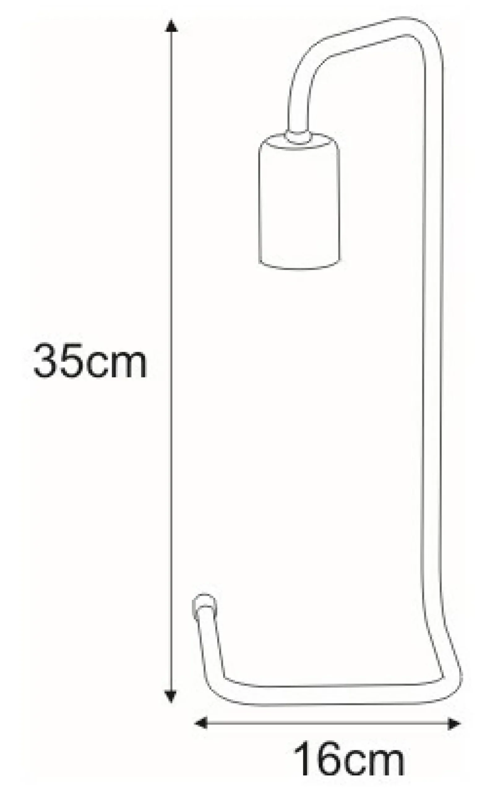 Sklep Kaja Designerska lampka stołowa bez klosza K-4054 KARNAK | Kaja Oświetlenie* Nowoczesne Lampki Stołowe