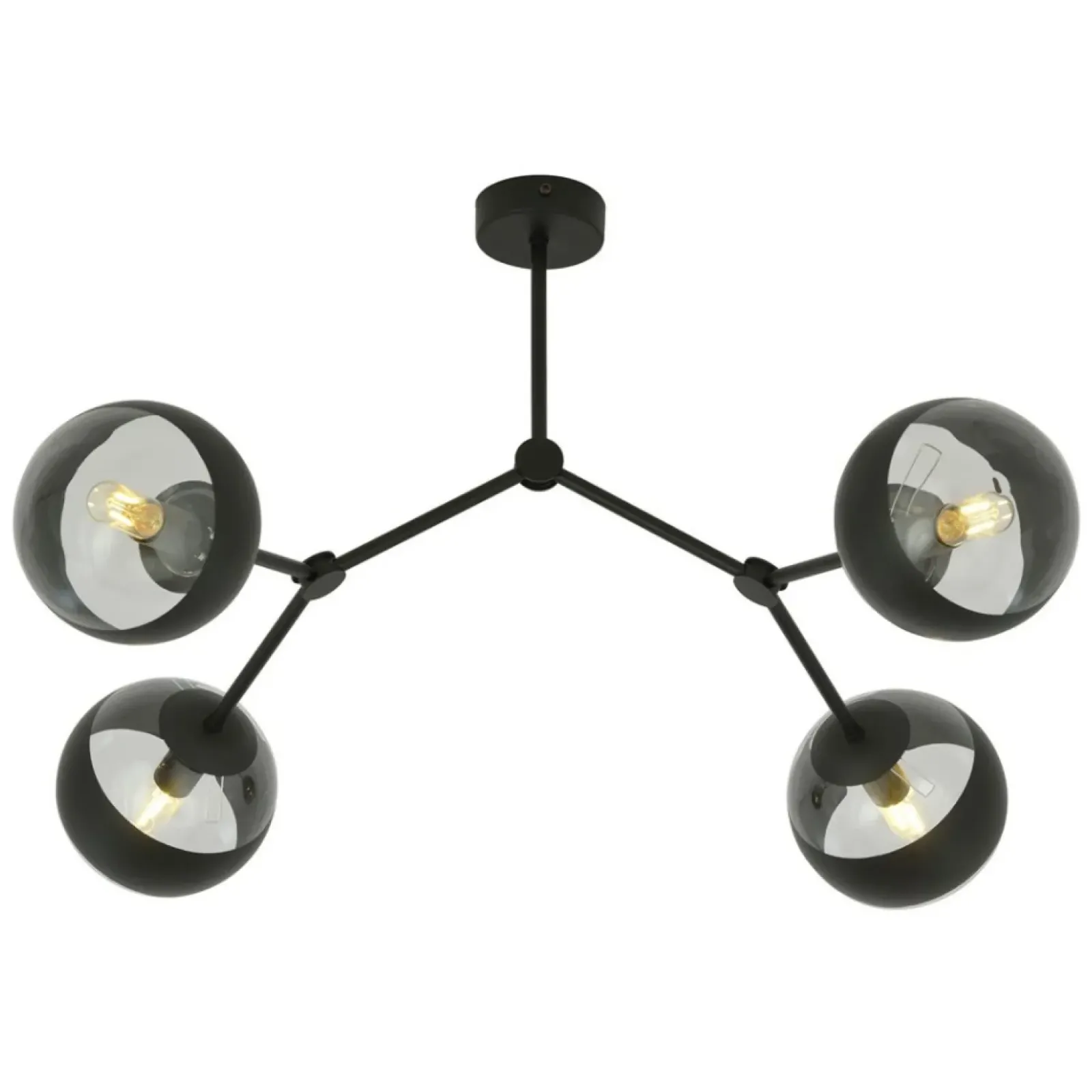 Sklep Kaja Designerska, loftowa lampa sufitowa do sypialni 1135/4 SPACE | Kaja Outlet