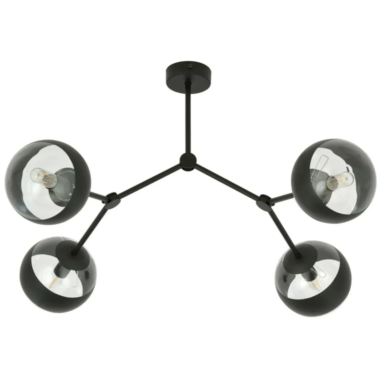 Sklep Kaja Designerska, loftowa lampa sufitowa do sypialni 1135/4 SPACE | Kaja Outlet