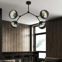 Sklep Kaja Designerska, loftowa lampa sufitowa do sypialni 1135/4 SPACE | Kaja Outlet