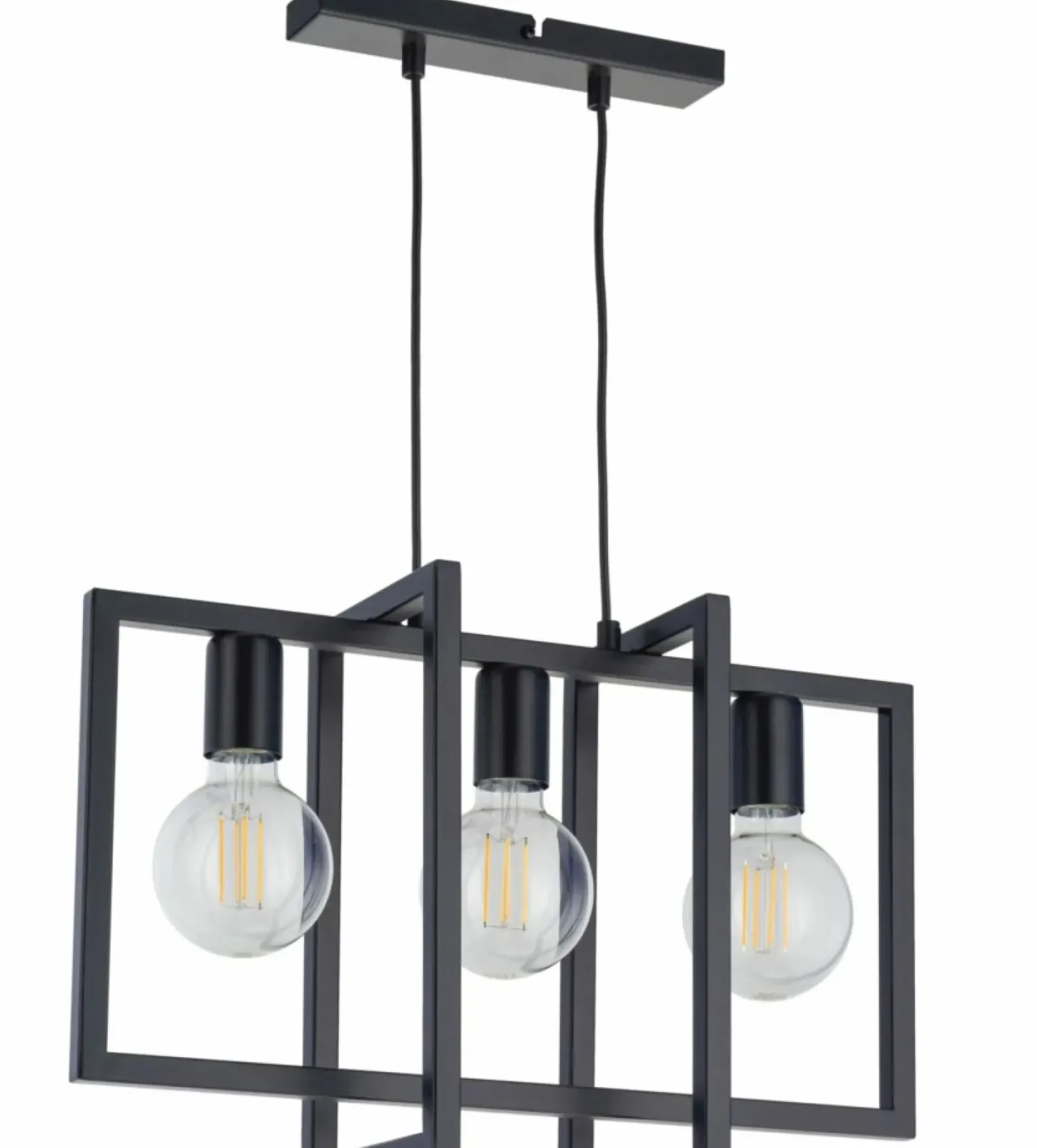 Sklep Kaja Designerska, metalowa lampa wisząca do jadalni SIG 32235 z serii EDEN czarny Online