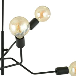Sklep Kaja Designerska, nieregularna lampa sufitowa 1126/6 FRIX | Kaja czarny New