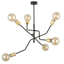 Sklep Kaja Designerska, nietuzinkowa lampa sufitowa 1125/6 BOLT | Kaja czarny Shop