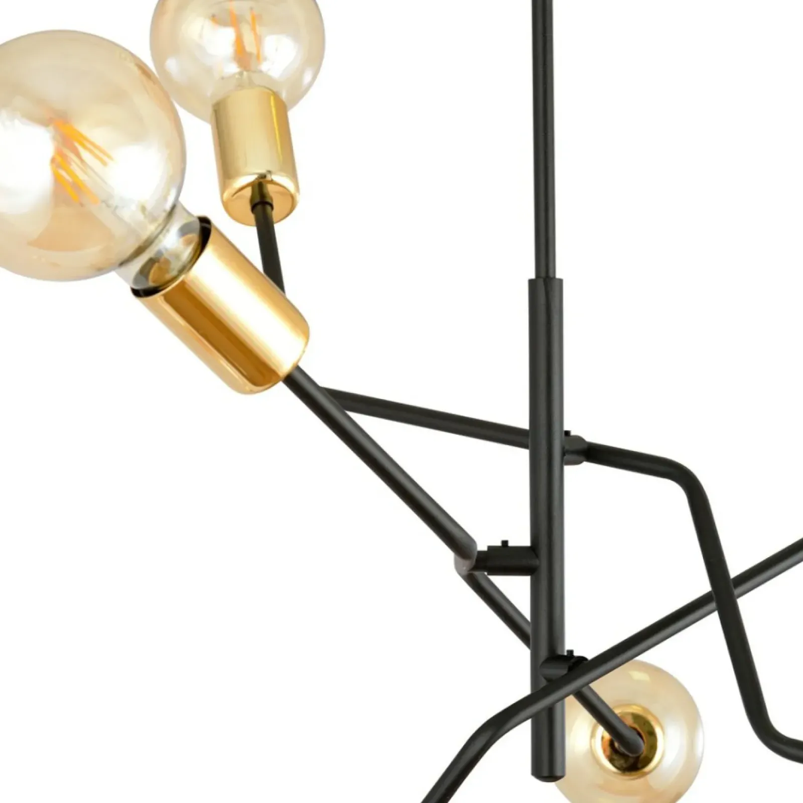 Sklep Kaja Designerska, nietuzinkowa lampa sufitowa 1125/6 BOLT | Kaja czarny Shop