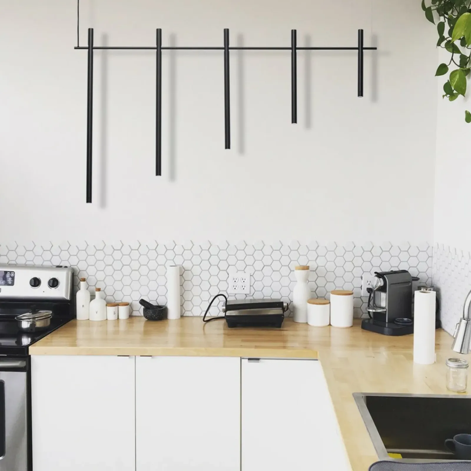 Sklep Kaja Designerska, szeroka lampa nad stół 67751 ANTARA | Kaja Oświetlenie Shop