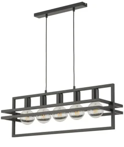 Sklep Kaja Designerska, szeroka lampa nad stół w salonie SIG 32397 MERCI CZ czarny Online