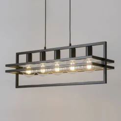 Sklep Kaja Designerska, szeroka lampa nad stół w salonie SIG 32397 MERCI CZ czarny Online