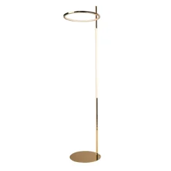 Sklep Kaja Designerska, złota lampa stojąca MX F0050 LOZANNA | Kaja Oświetlenie* Lampy Led