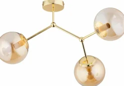 Sklep Kaja Designerska, złota lampa sufitowa do sypialni AL 62264 GOLEM | Kaja Best