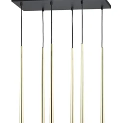 Sklep Kaja Designerska, złoto-czarna lampa wisząca TK 6420 PIANO | Kaja Online